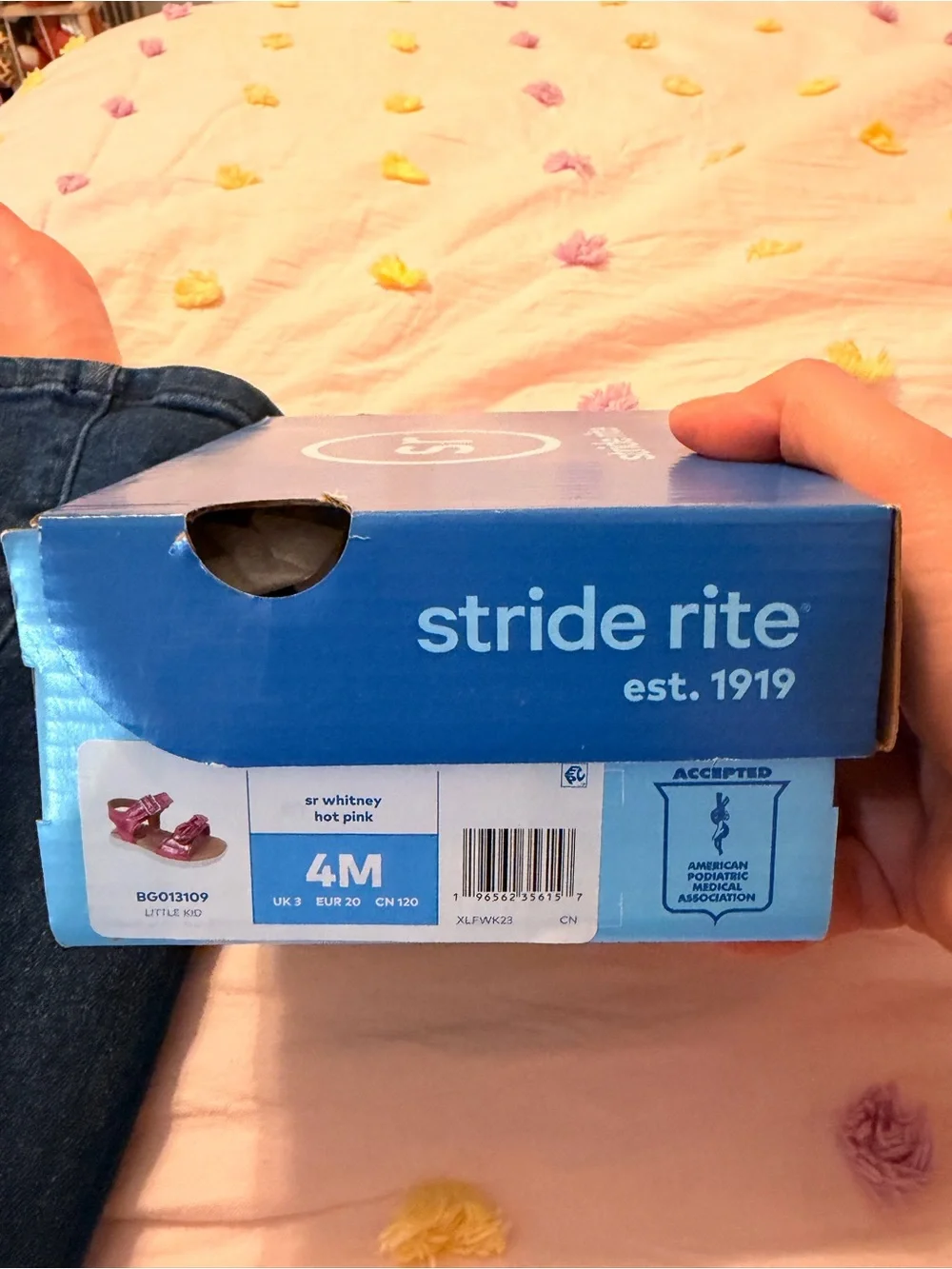 Stride Rite Little Kid Hot Pink Sandals 4M- Stride Rite Boxed